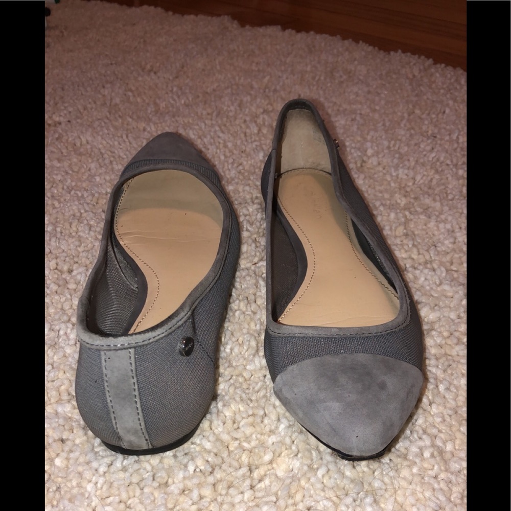 Calvin Klein | Grey Flats | 7.5